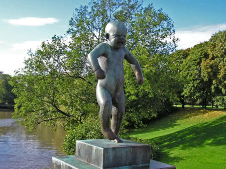 Statue in Oslo Norway