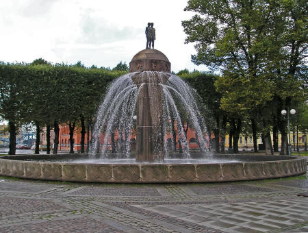 Fountain in Oslo Norway