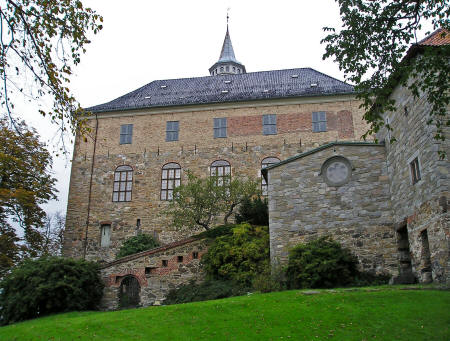 Akershus Slott Castle in Oslo Norway